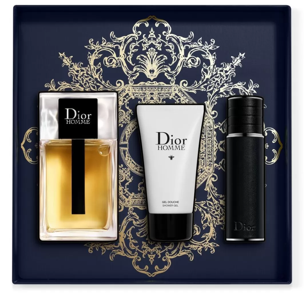 DIOR Cofanetti^ Homme Cofanetto Profumo Uomo Eau De Toilette, Gel Doccia E Spray Da Viaggio