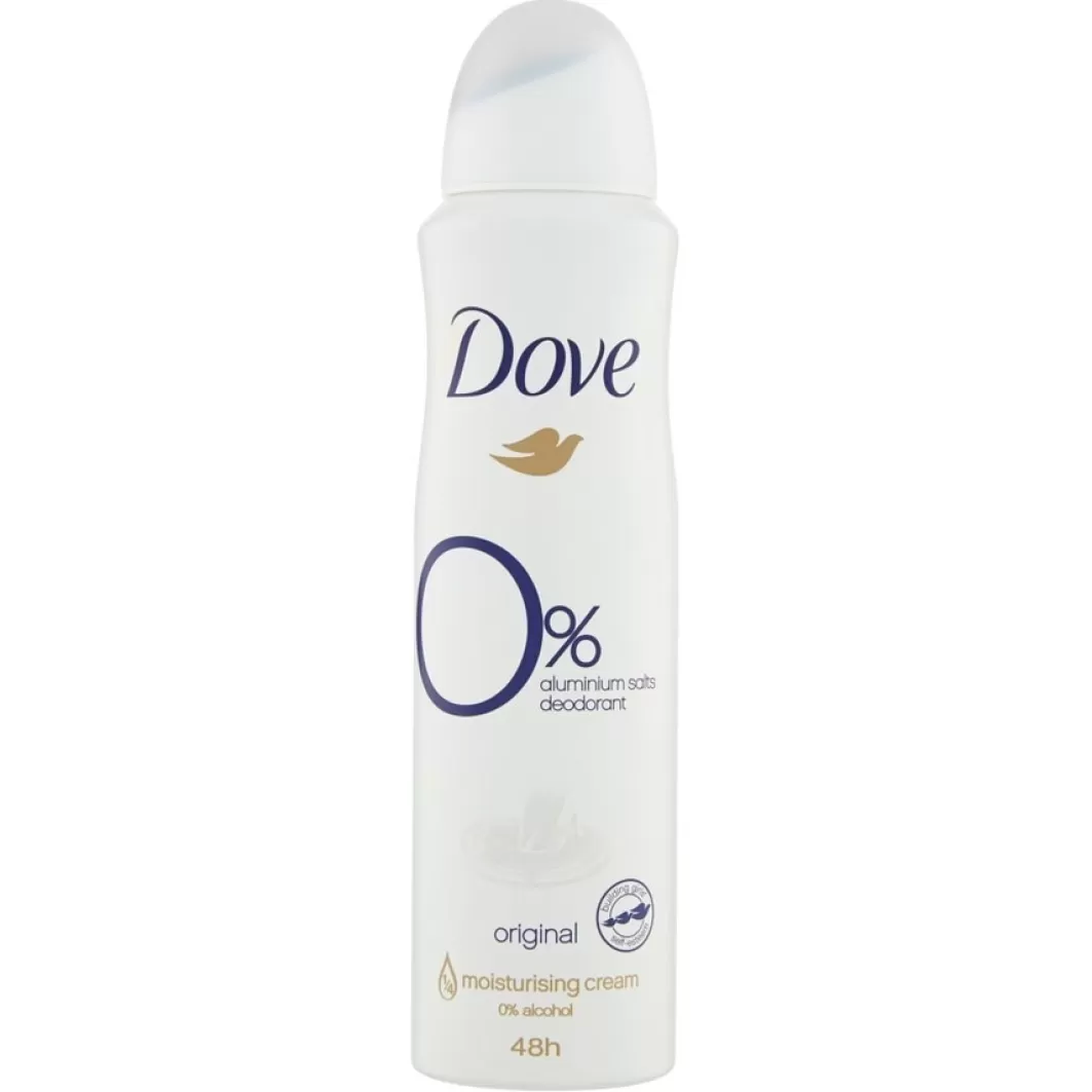 Dove Deodorante^ 0% Sali Original Spray