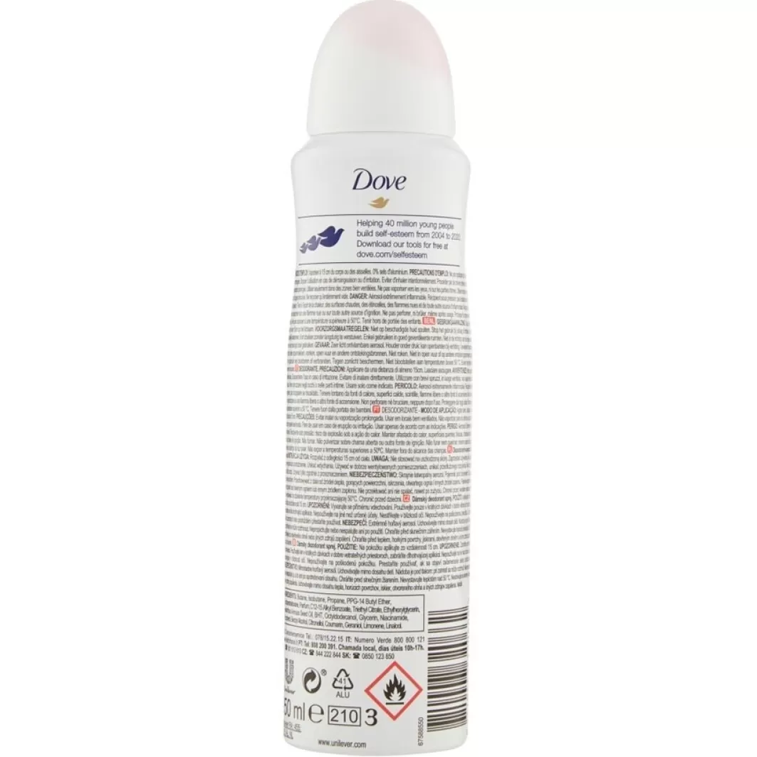 Dove Deodorante^ 0% Sali Pesca Spray