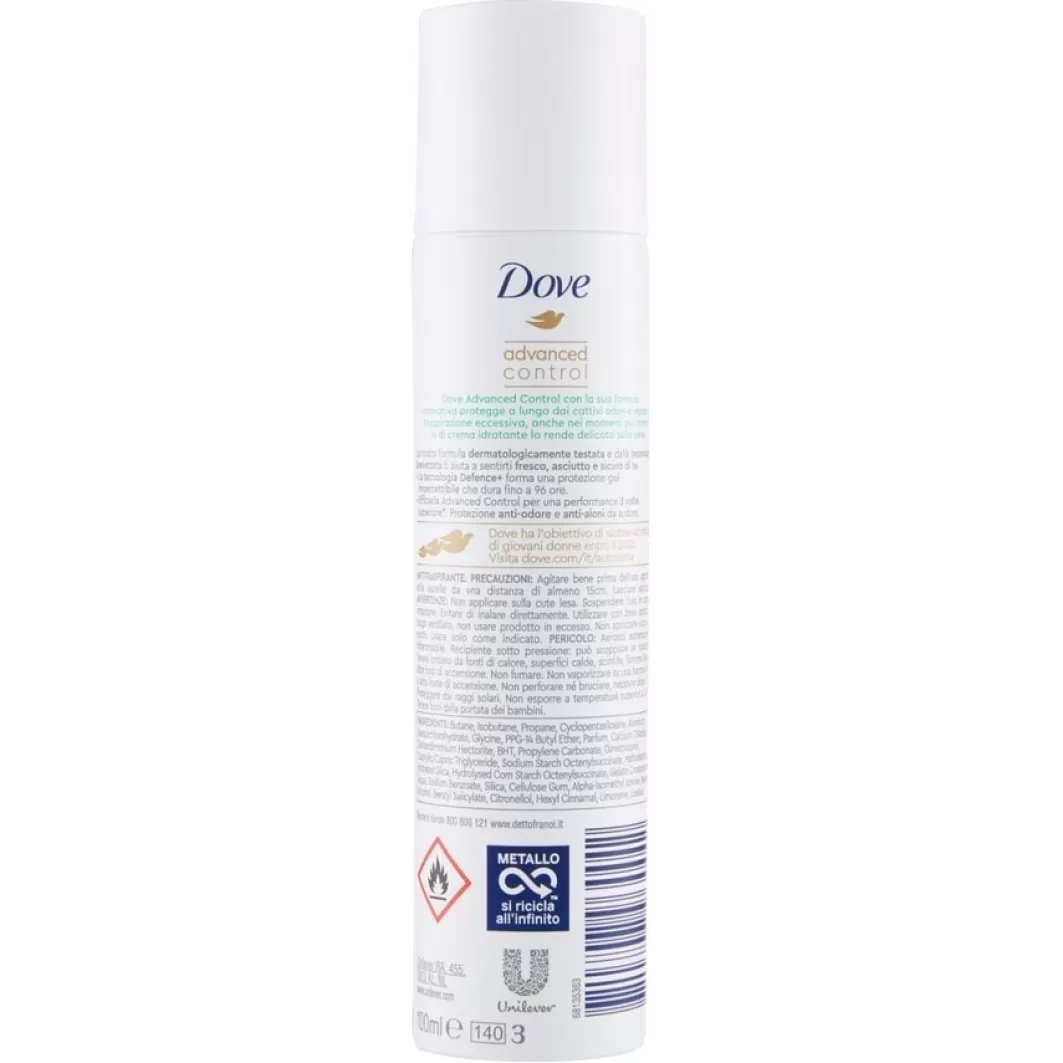 Dove Deodorante^ Advanced Control Fresh Spray