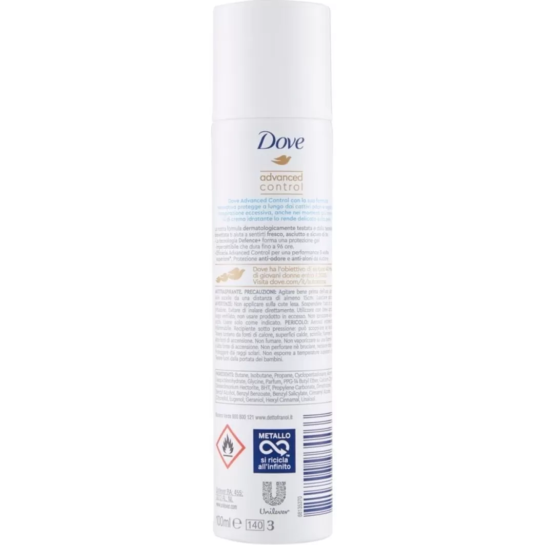 Dove Deodorante^ Advanced Control Original Spray