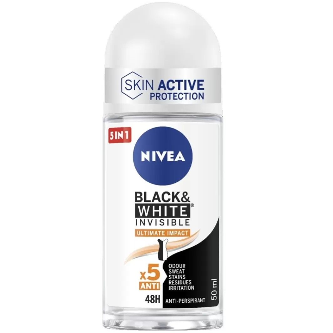 Black & White Invisible Ultimate Impact Deodorante Roll On>NIVEA Store