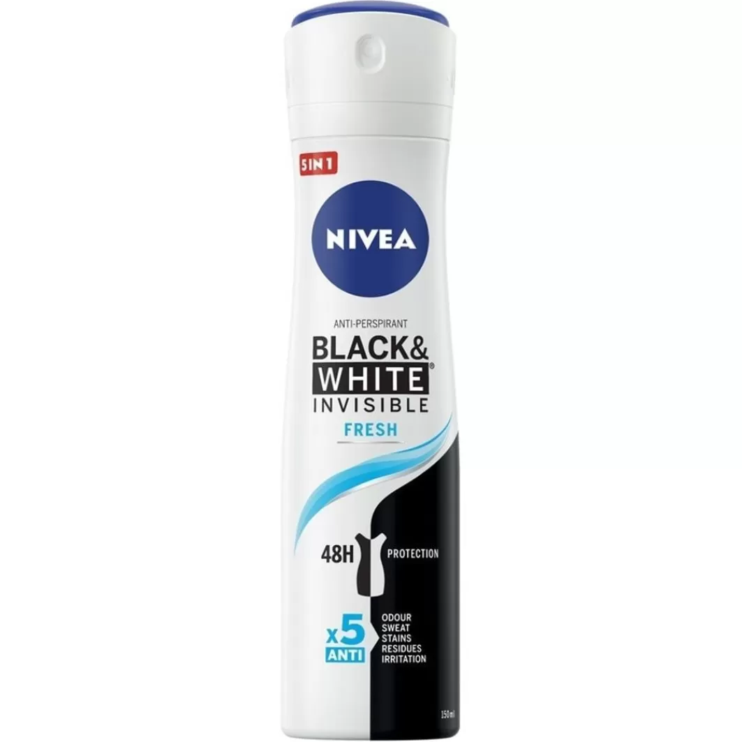 Invisible Black & White Fresh Deodorante Spray>NIVEA Shop