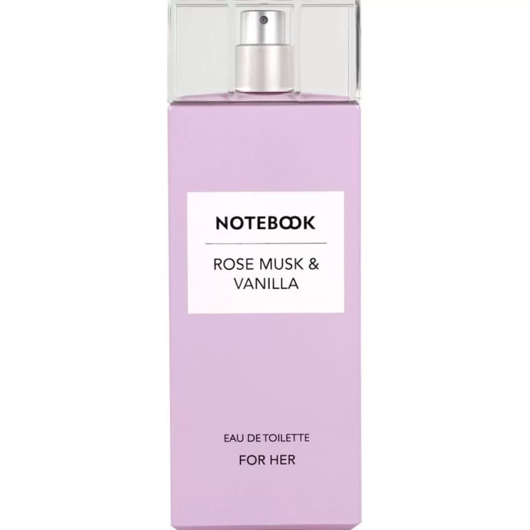 Fragrances: Eau De Toilette Rose Musk & Vanilla>Notebook Shop