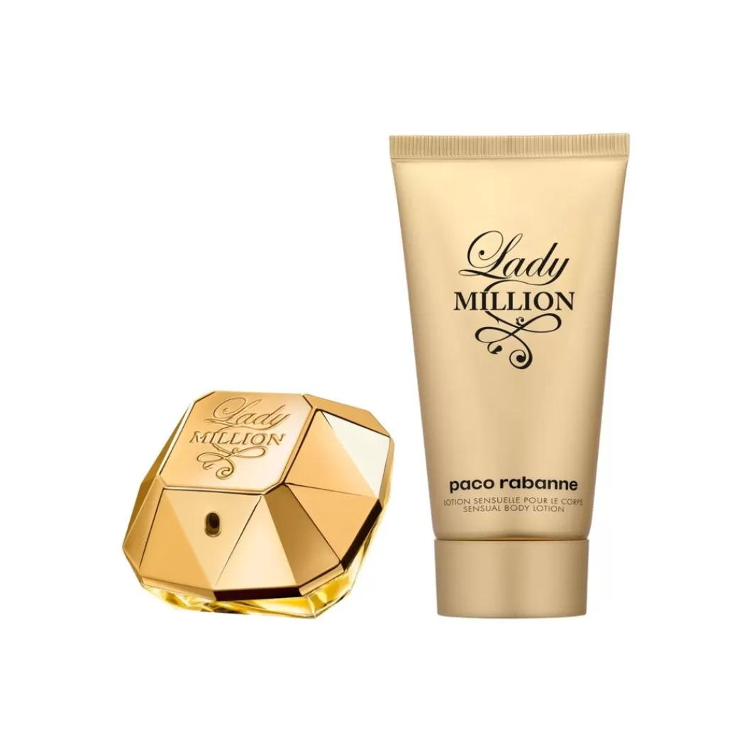 Lady Million Cofanetto Eau De Parfum 50Ml + Body Lotion 75Ml>Rabanne Hot